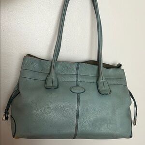 TOD’S 2005 Blue Leather D-Bag